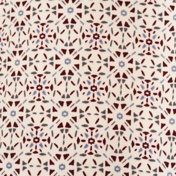 Banana Republic Womens Blouse Size XL Cream Geometric Office Career Classic Top - Picture 9 of 9